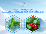 GIẢI MÃ CÔNG THỨC ĐỘT PHÁ: L-MENTHOL VÀ TINH DẦU LỘC ĐỀ XANH