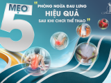 5 MẸO PHÒNG NGỪA ĐAU LƯNG HIỆU QUẢ SAU KHI CHƠI THỂ THAO