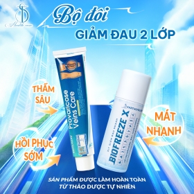Combo Xịt Giảm Đau Nhanh BIOFREEZE X 150ml + Kem hỗ trợ giảm viêm khớp, giãn tĩnh mạch Earthlyglow Tuýp 65gr