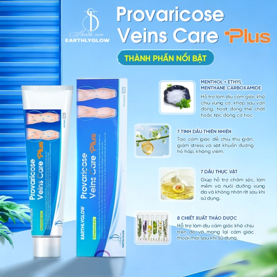 Kem Thoa Provaricose Veins Care Plus – Tuýp 65g